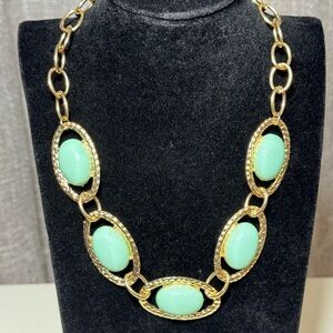 Stephan & Co. Mint Statement Necklace NWT